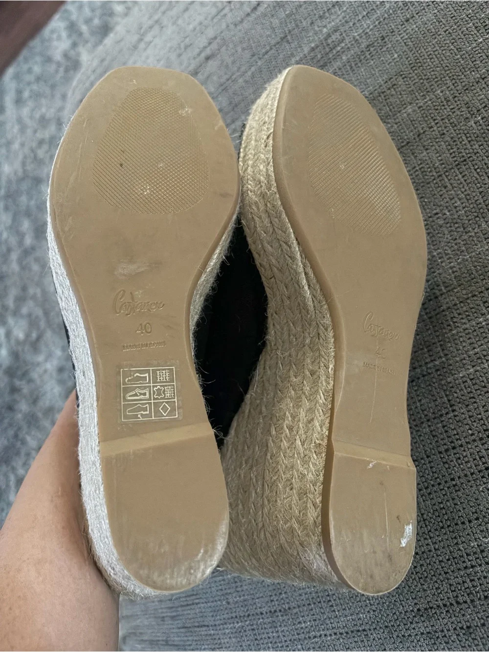 Castañer Castaner Fatima Women's Eapadrille Wedge Sandals Sz 40/ 9